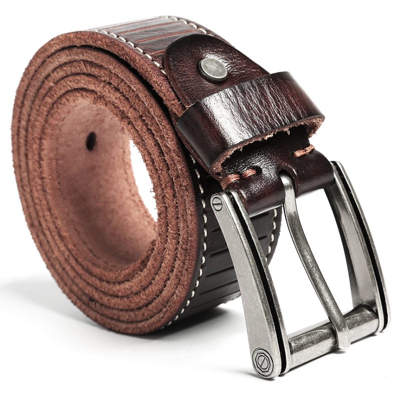 Real Pure Full Grain Leather Belt Genuine Leather Belts For Men