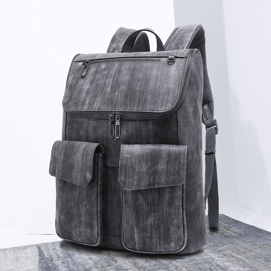 Genuine leather backpack