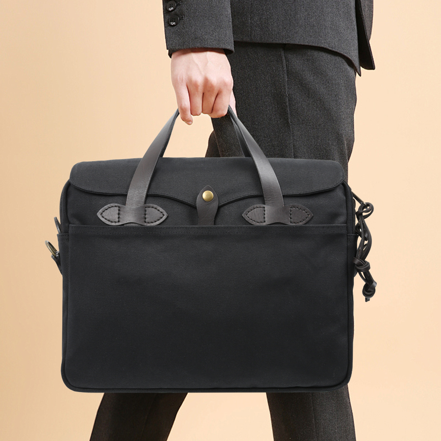 Canvas laptop handbag