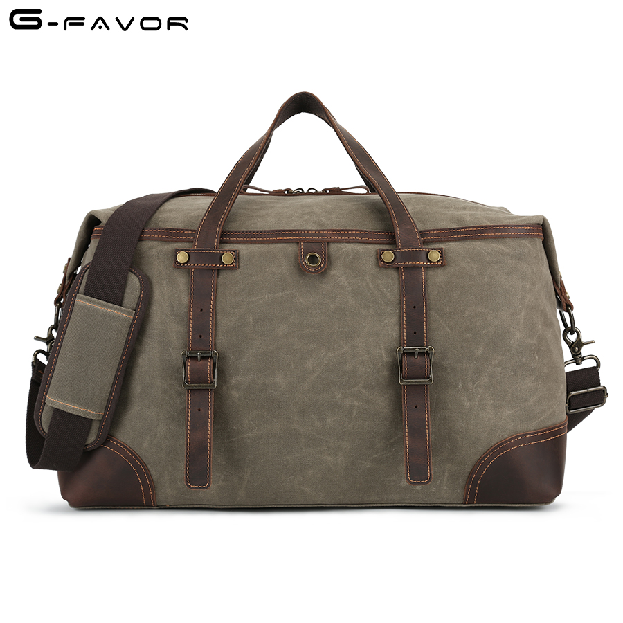 Canvas duffel bag