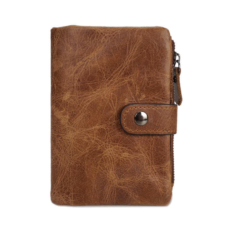 Vintage RFID ID Credit Card Holder Genuine Leather Ladies Wallet